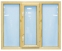 Окна трёхстворчатые открывающиеся с двойным остеклением (им. стек-пак.) - 2