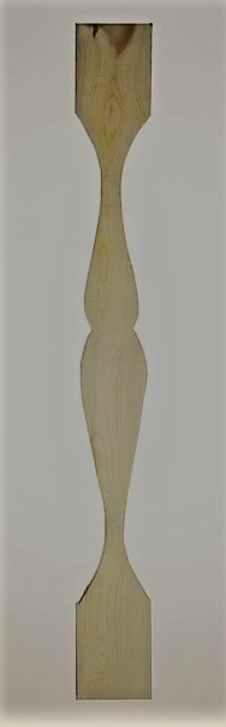 Балясина деревянная плоская резная (Хвоя кат.А) - 209
